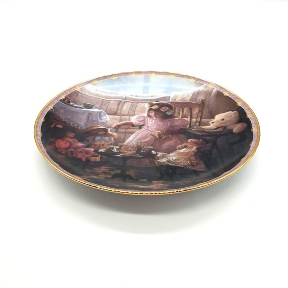 Cream And Sugar Collector Plate By Greg Olsen #1 Best Of Times Bradford Exchange - Picture 5 of 8